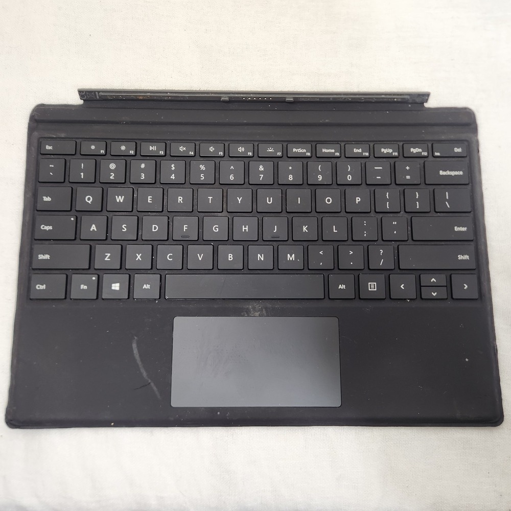 Microsoft 1725 Type Cover Black for Surface Pro 3,4,5,6,7 Backlit Keyboard